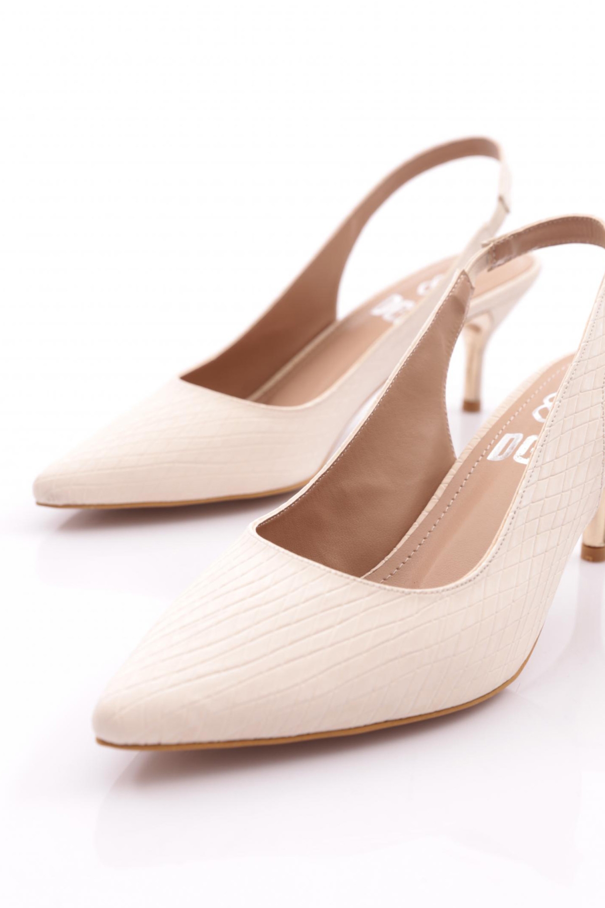 5011 Arkadan Bağlamali Topuklu Ayakkabi - Görsel 5