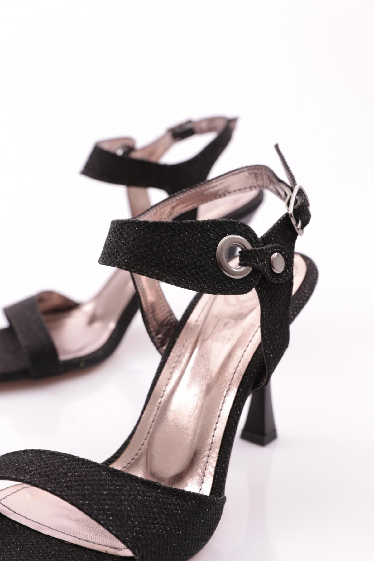 4012 Kadin Düz Burun Topuklu Ayakkabi - Görsel 5