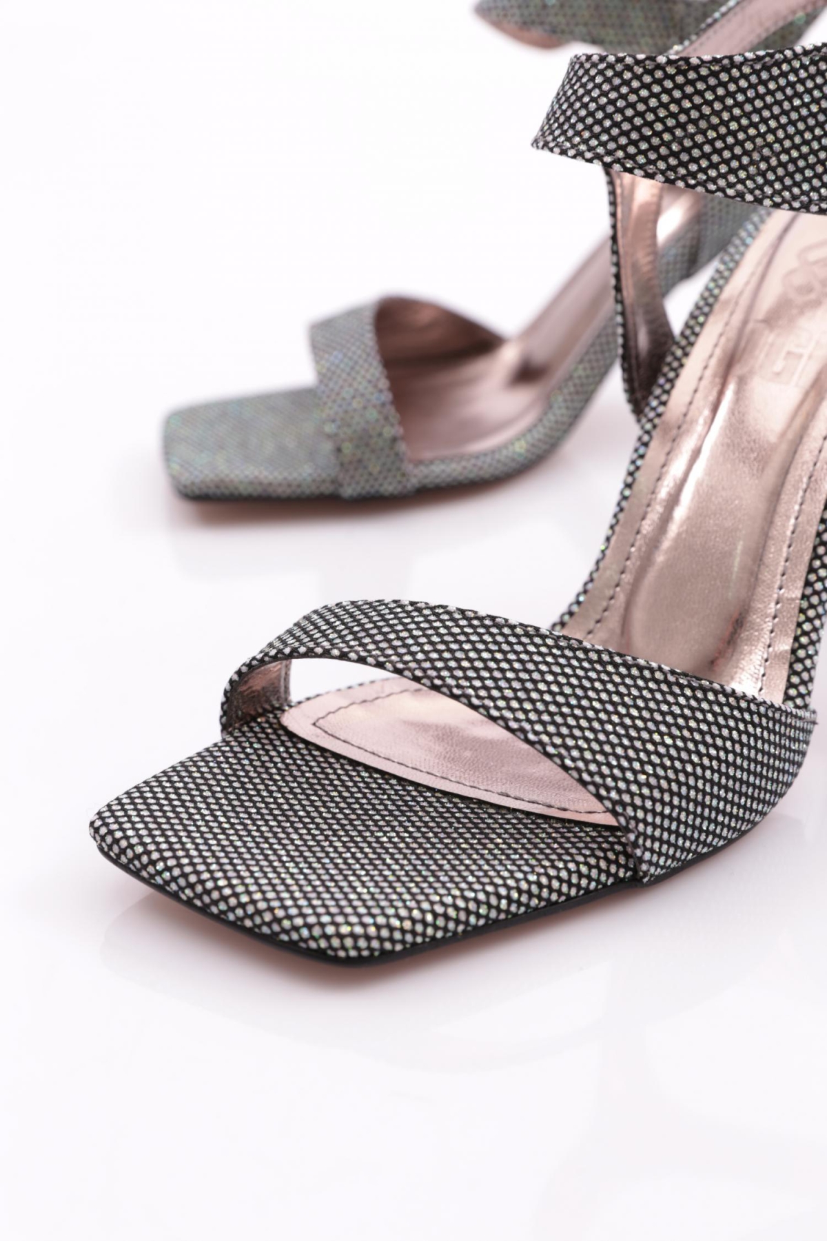 4012 Kadin Düz Burun Topuklu Ayakkabi - Görsel 5