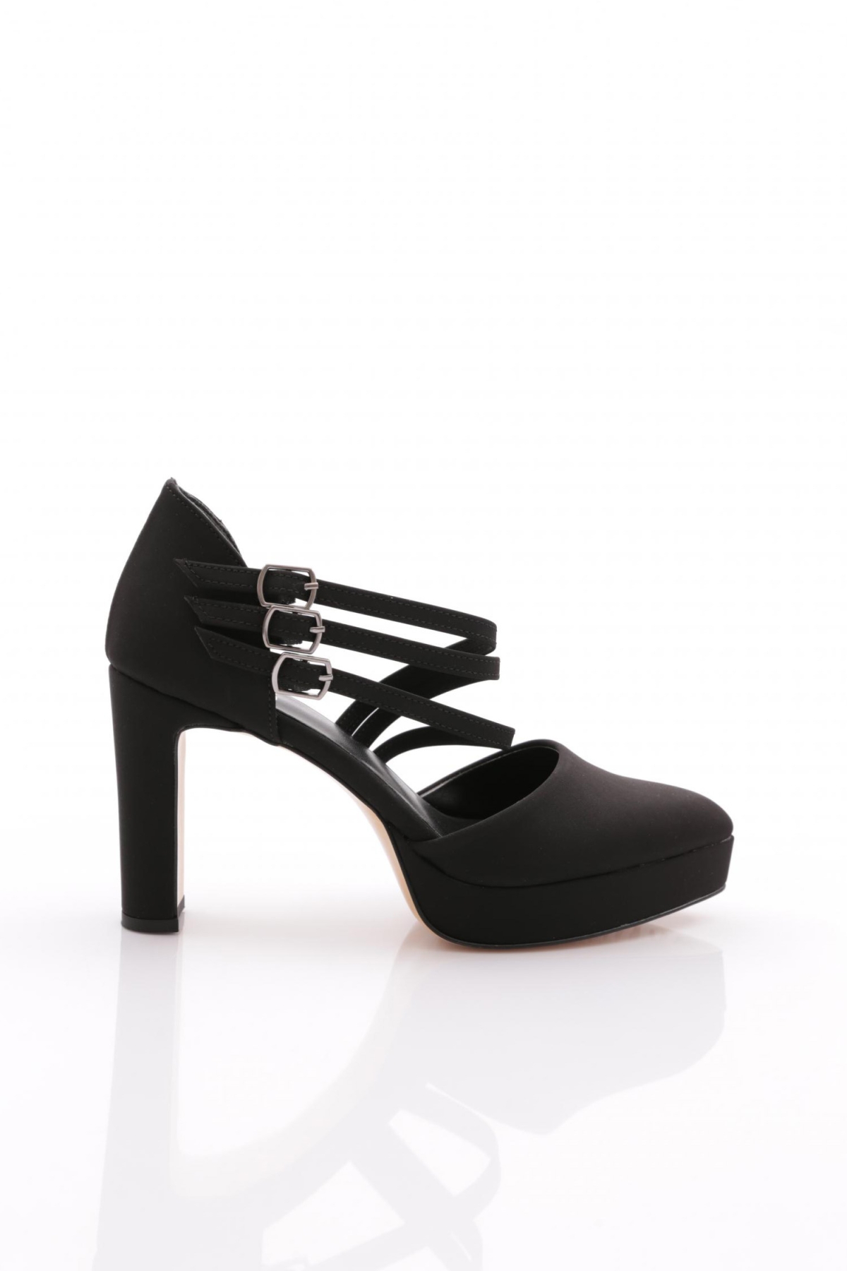 218 Kadin Bileği Kemerli Topuklu Ayakkabi - Görsel 2