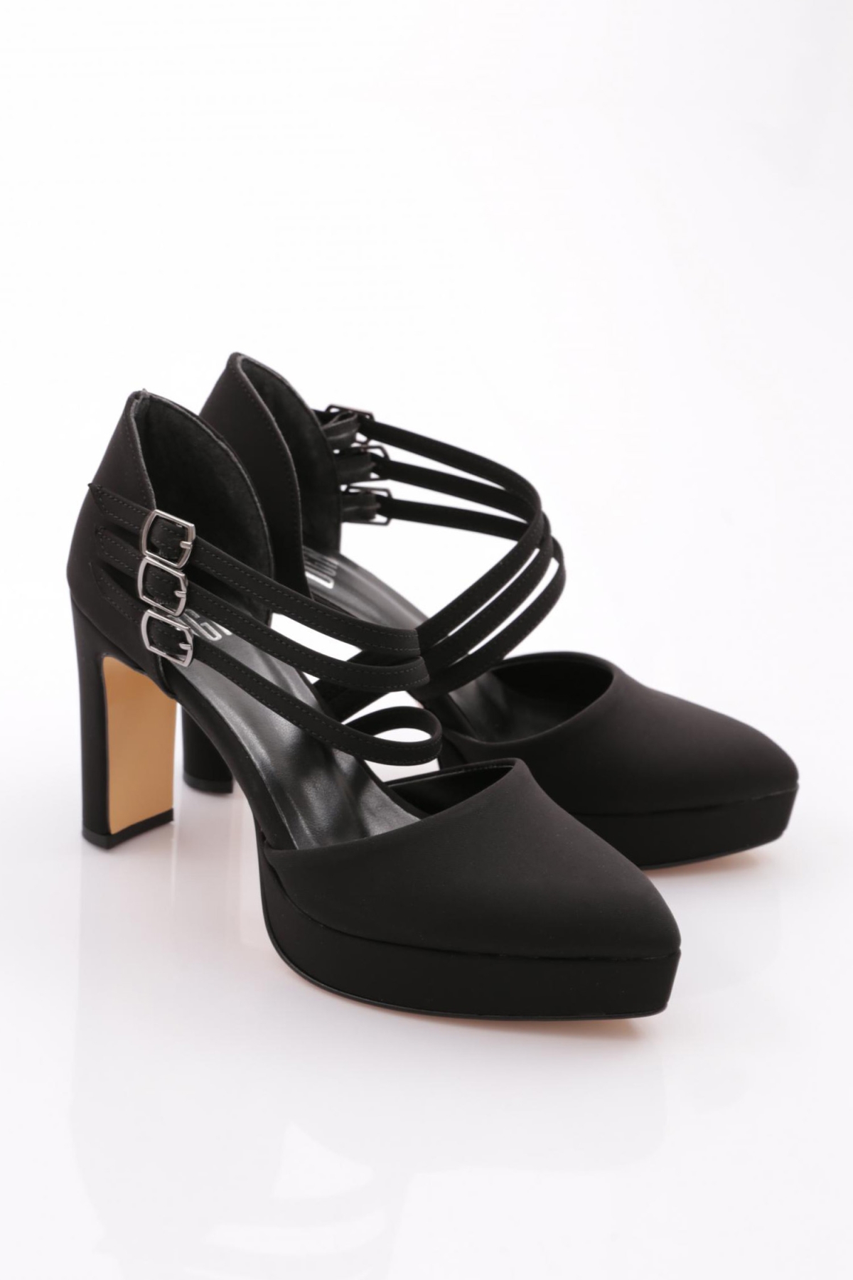 218 Kadin Bileği Kemerli Topuklu Ayakkabi - Görsel 3
