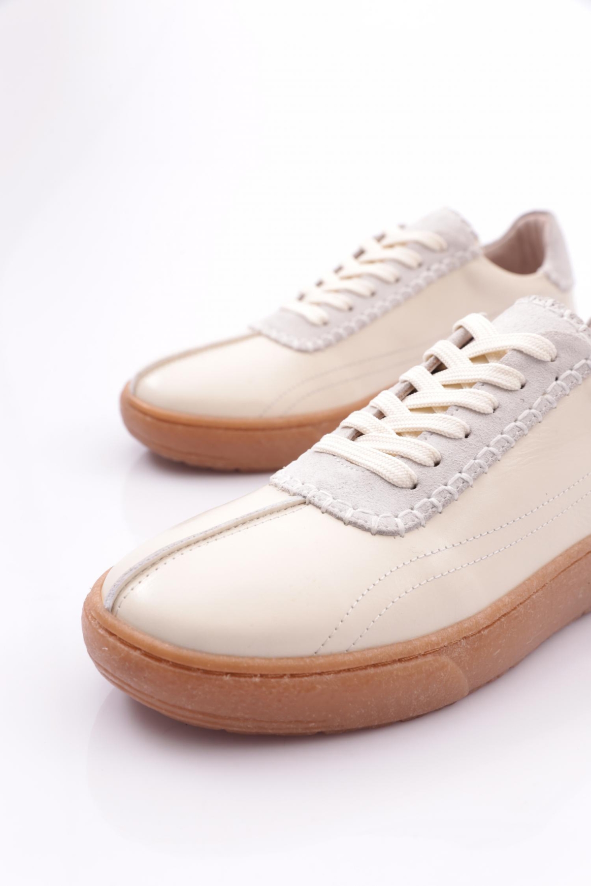 34610 Kadin Bağcikli Sneaker Ayakkabi - Görsel 5