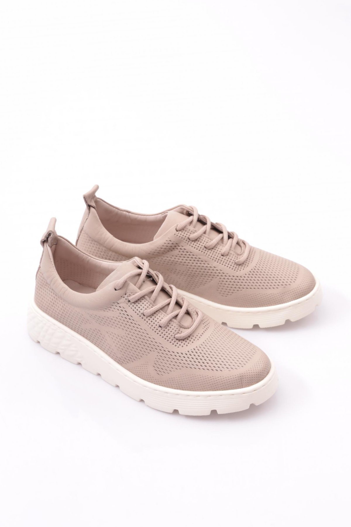 25219 Kadin Bağcikli Sneaker Ayakkabi - Görsel 3