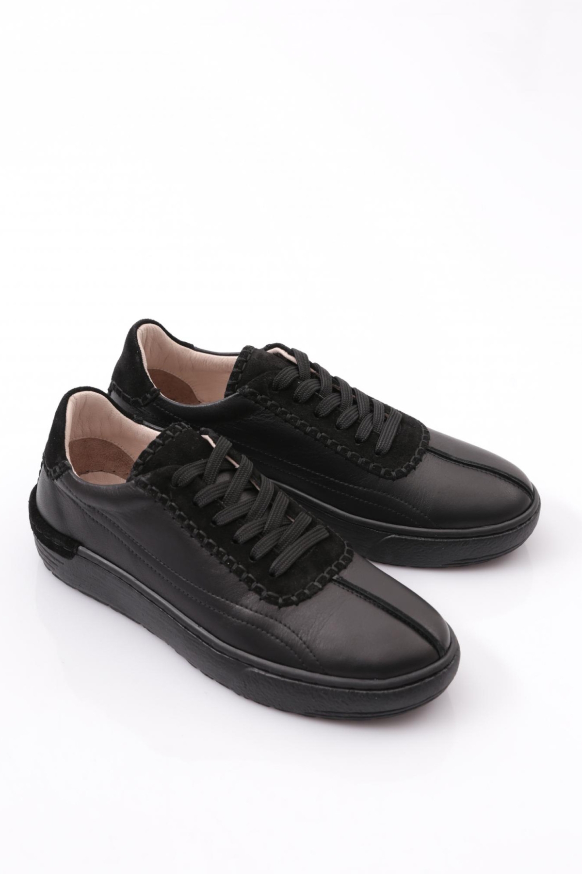 34610 Kadin Bağcikli Sneaker Ayakkabi - Görsel 3