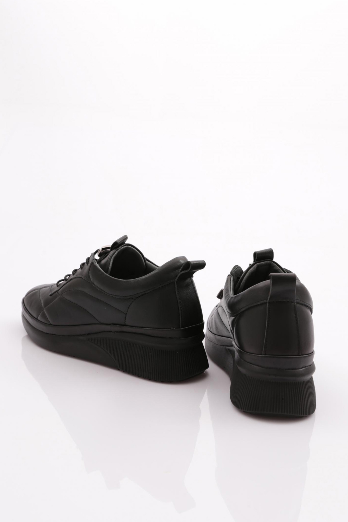 123 Kadin Bağcikli Sneaker Ayakkabi - Görsel 4