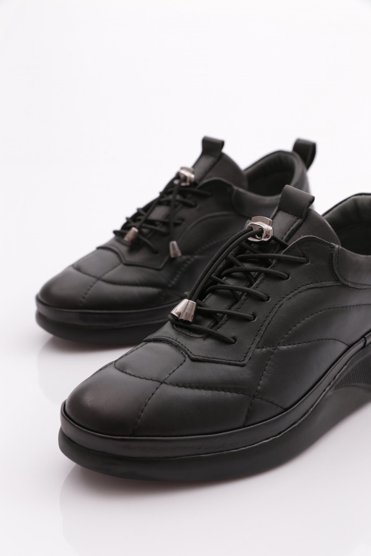 123 Kadin Bağcikli Sneaker Ayakkabi - Görsel 5