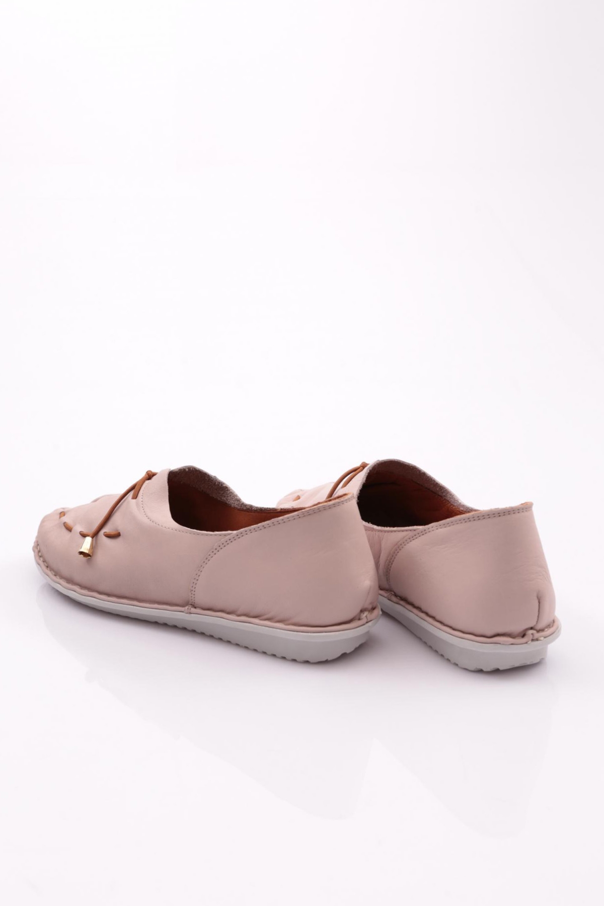 E221 Kadin Dikiş Detayli Babet - Görsel 4