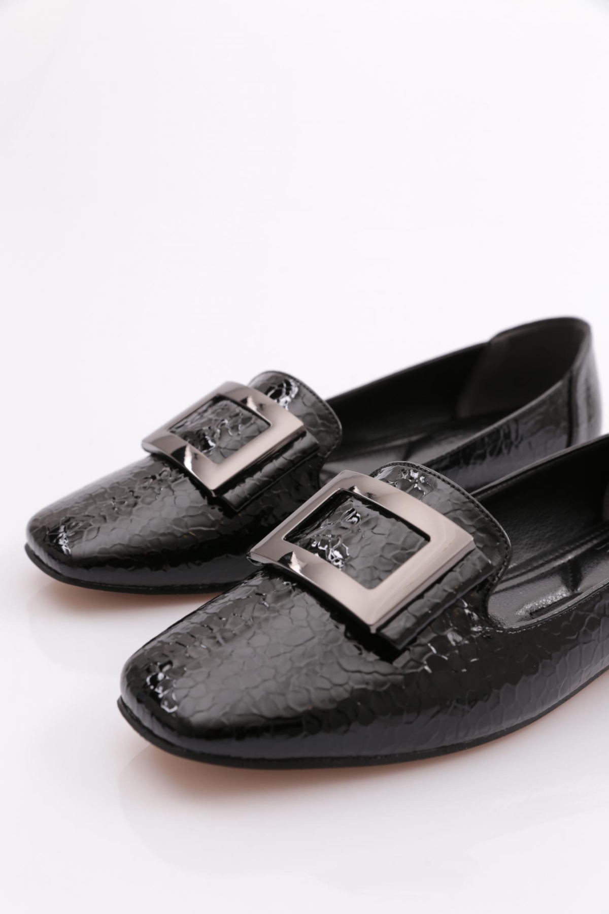 K091 Kadin Aksesuarli Babet - Görsel 5