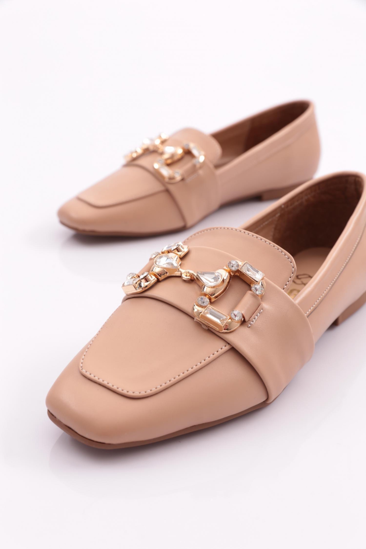 5004-23Y Kadin Kristal Tokali Loafer - Görsel 5