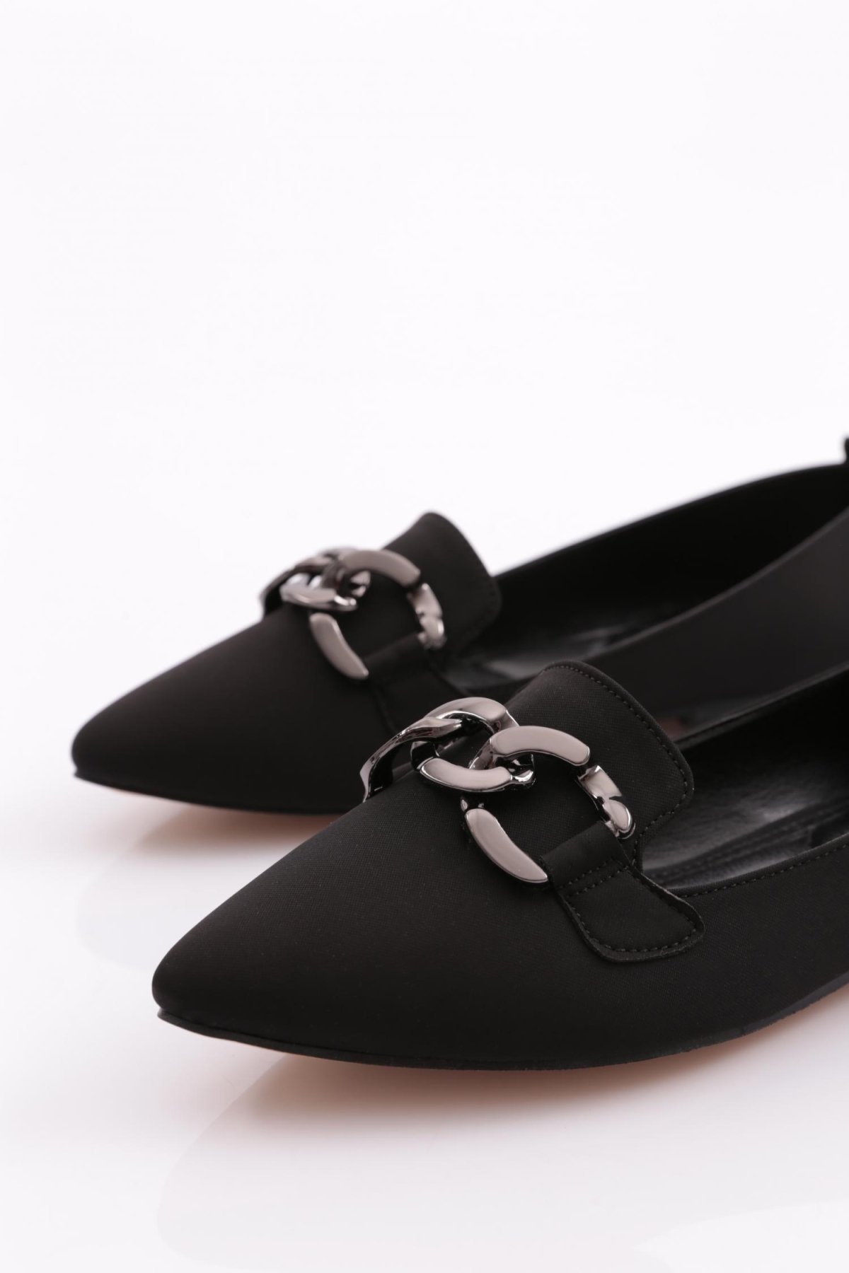 K014 Kadin Demir Aksesuarli Babet - Görsel 5