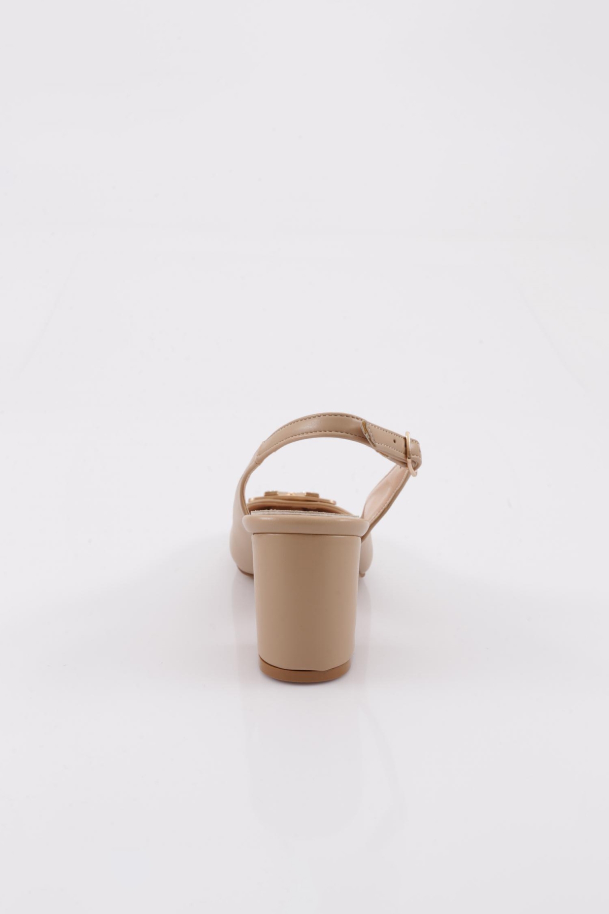 A15 Kadin V Tokali Arkasi Açik Topuklu Ayakkabi - Görsel 5