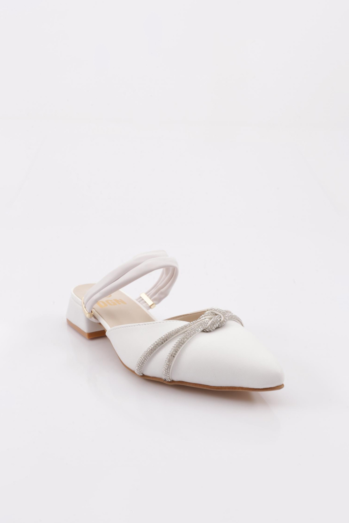 592 Kadin Taş Detayli Babet - Görsel 3