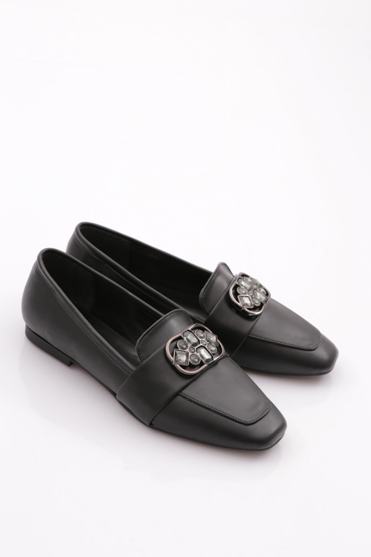 Dgn Dgn Siyah 5013 Kadin Babet | Flo Siyah - 3. görsel