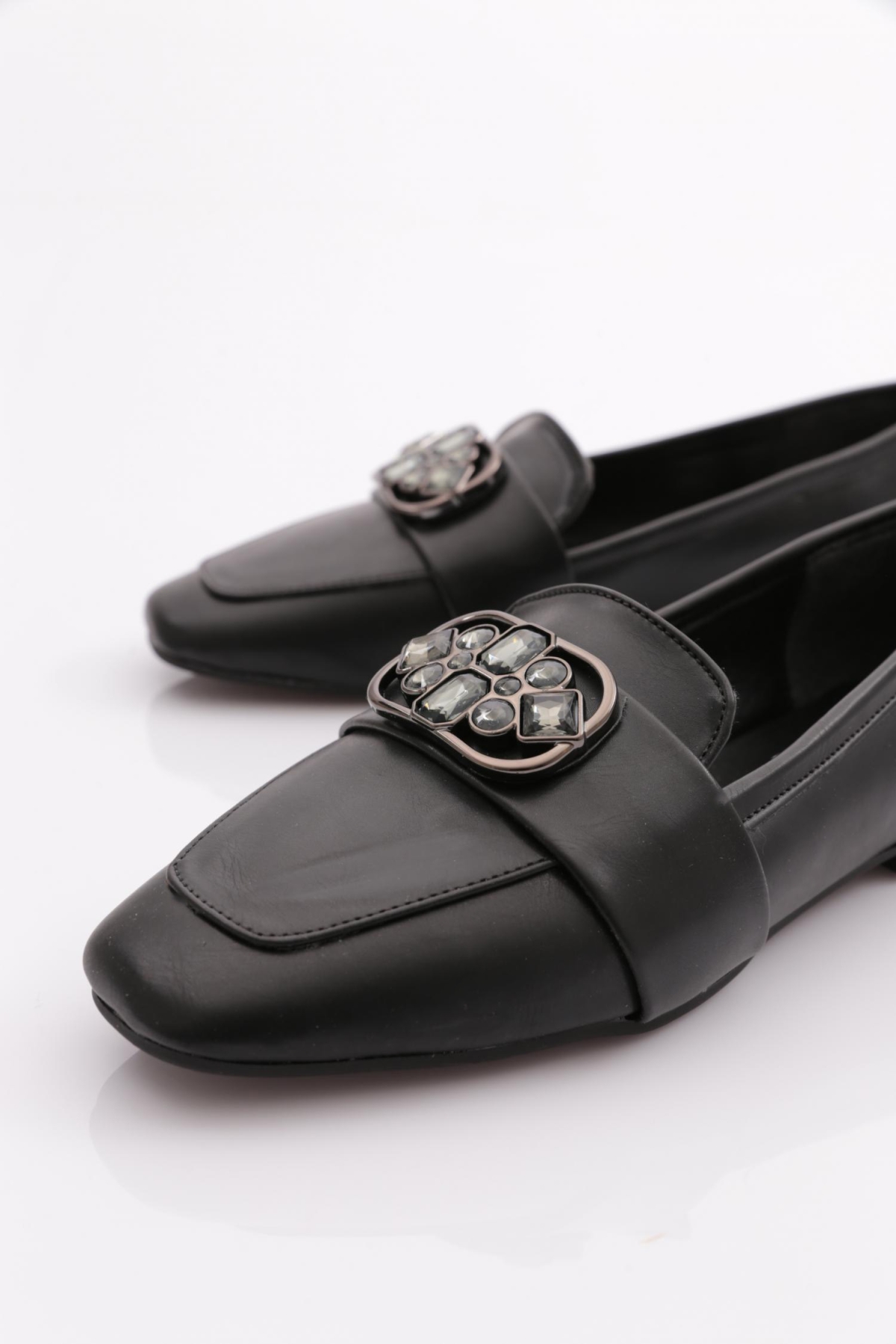 Dgn Dgn Siyah 5013 Kadin Babet | Flo Siyah - 5. görsel