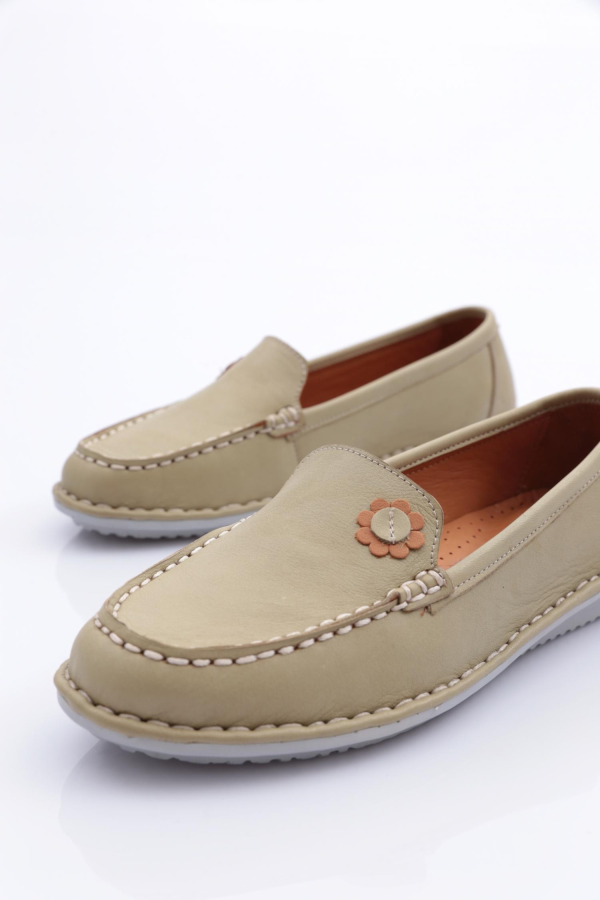 E220 Kadin Çiçek Desenli Babet - Görsel 5