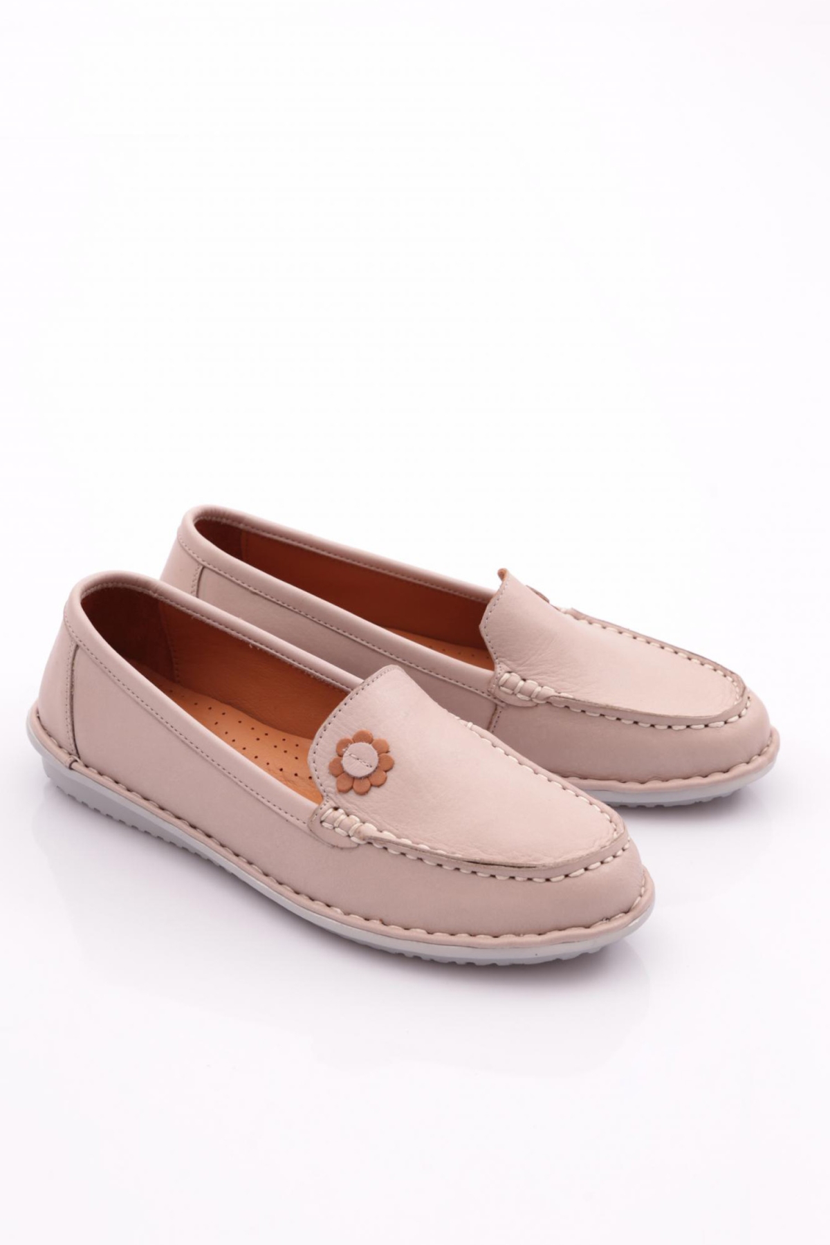 E220 Kadin Çiçek Desenli Babet - Görsel 3