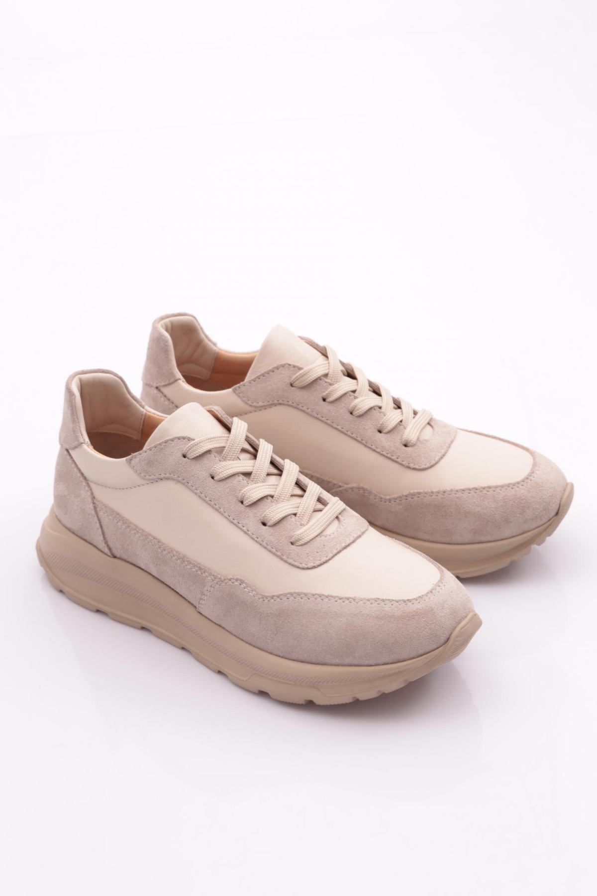 Dgn Dgn Bej 461E Kadin Spor Ayakkabi Sneaker | Flo Bej - 3. görsel