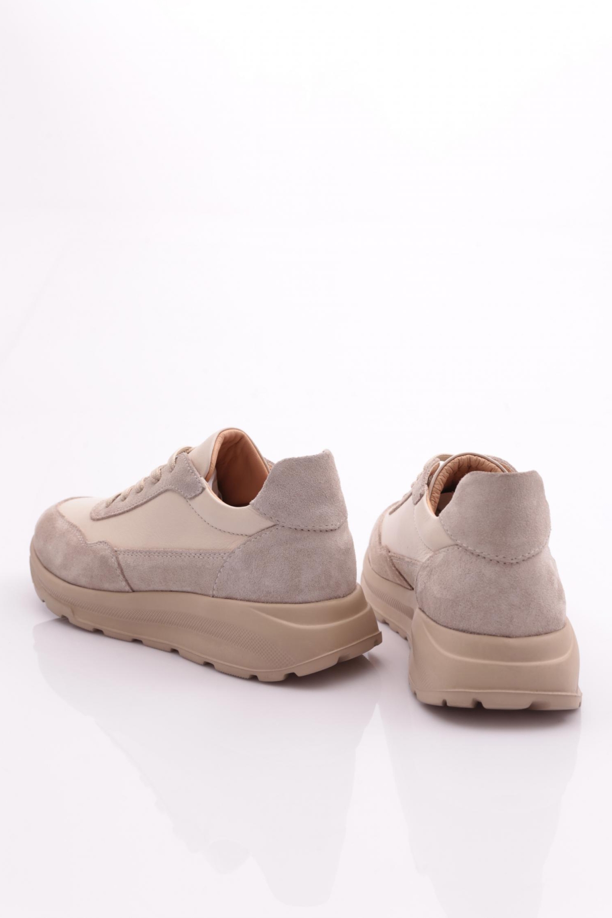 Dgn Dgn Bej 461E Kadin Spor Ayakkabi Sneaker | Flo Bej - 4. görsel