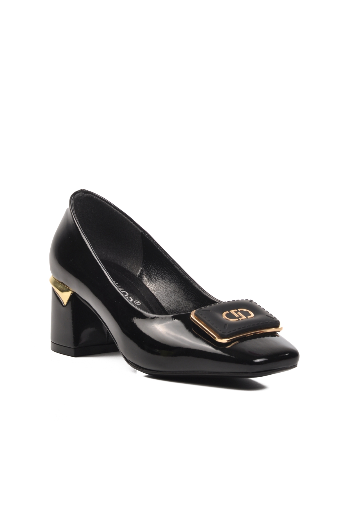 312145 Siyah Kadın Topuklu Ayakkabı - Görsel 4