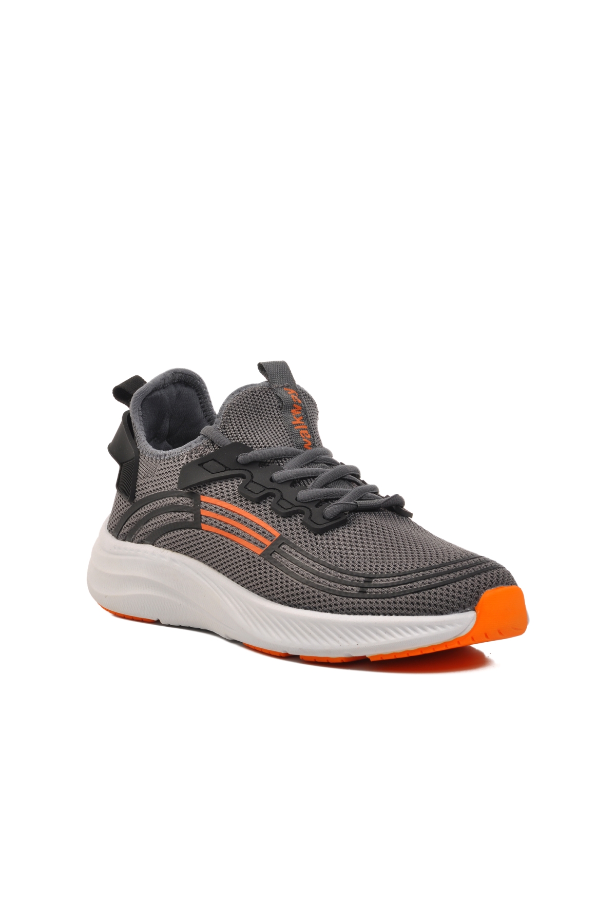 Onega Füme-Turuncu-Beyaz Erkek Spor Ayakkabı - Görsel 4