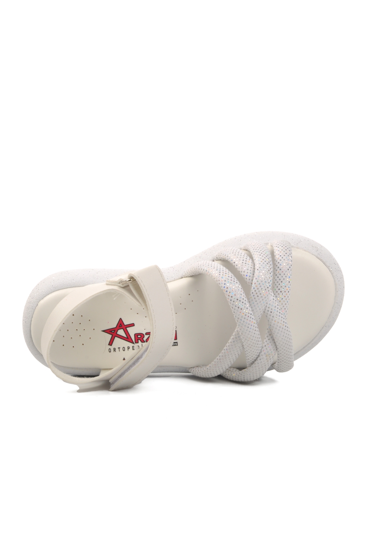 24-401-P Beyaz Çocuk Sandalet - Görsel 5