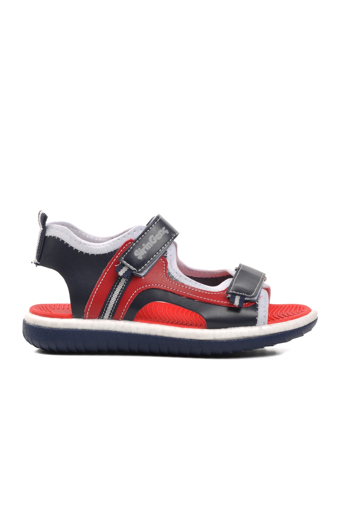 24-996-F Lacivert-Beyaz-Kırmızı Çocuk Sandalet - Görsel 2