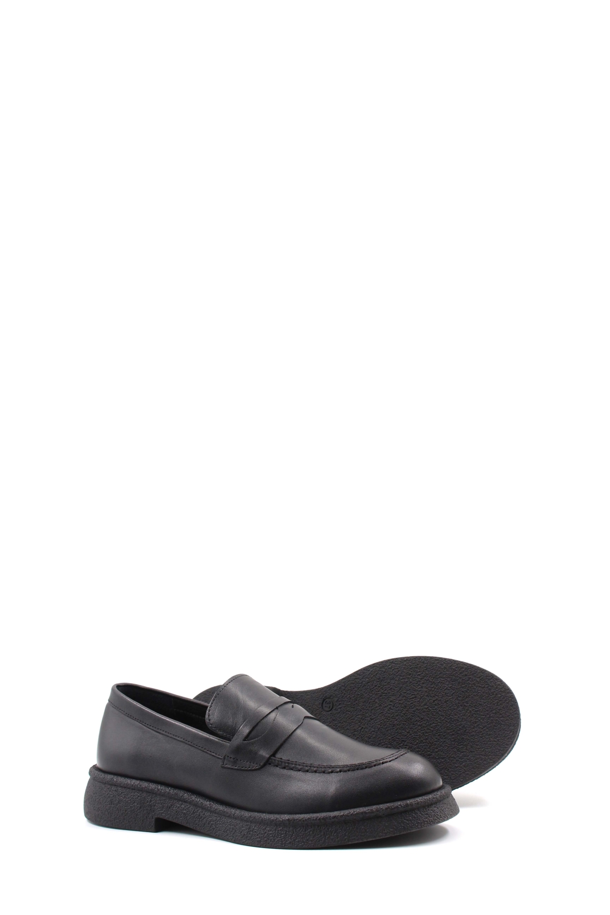 Hakiki Deri Kadın Casual Ayakkabı 408ZA610-02 - Görsel 4