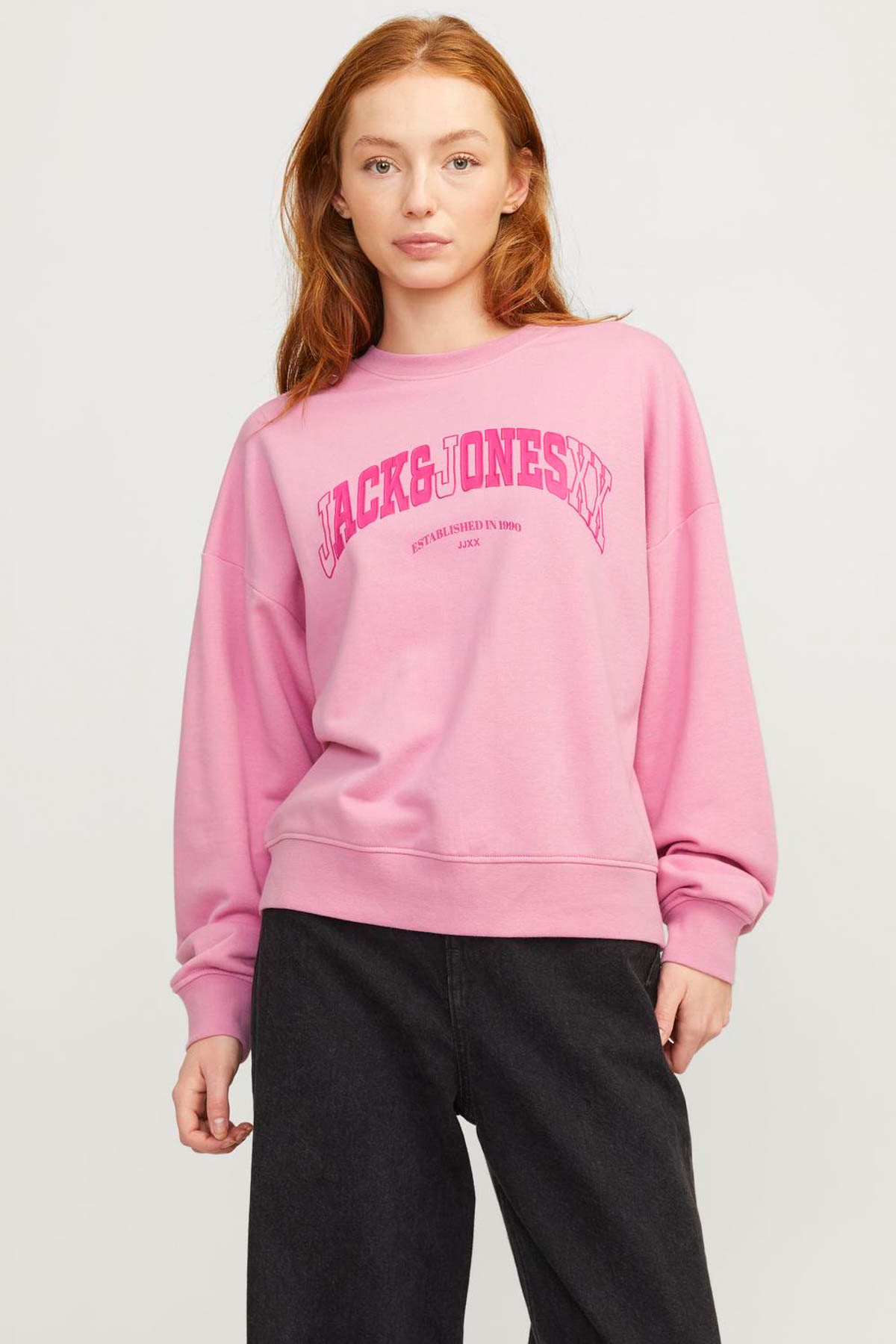 JXAVA RLX LS CREW SWEAT Pembe Kadın Sweatshirt