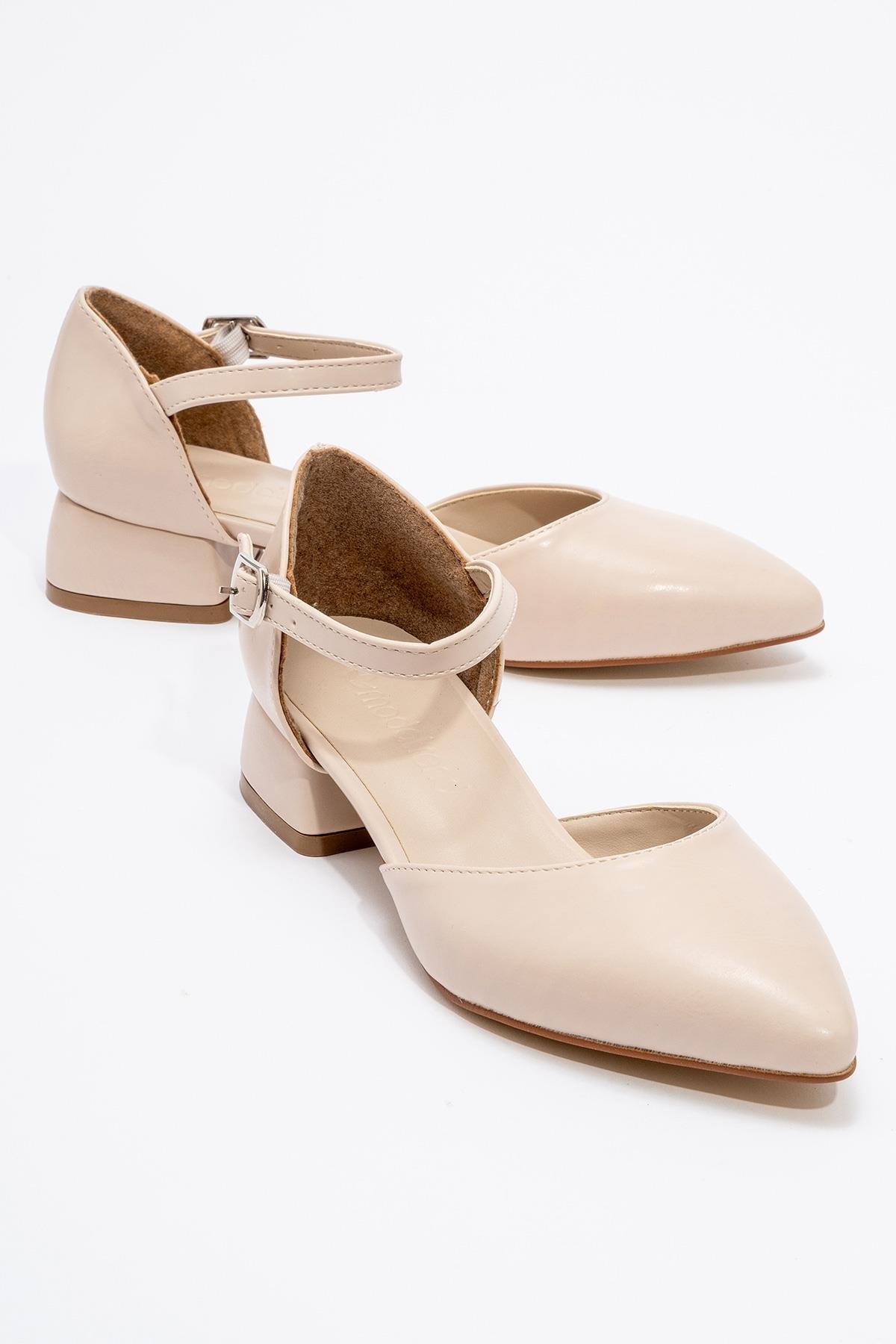 Kadın Topuklu Sandalet TEN CİLT - Görsel 3