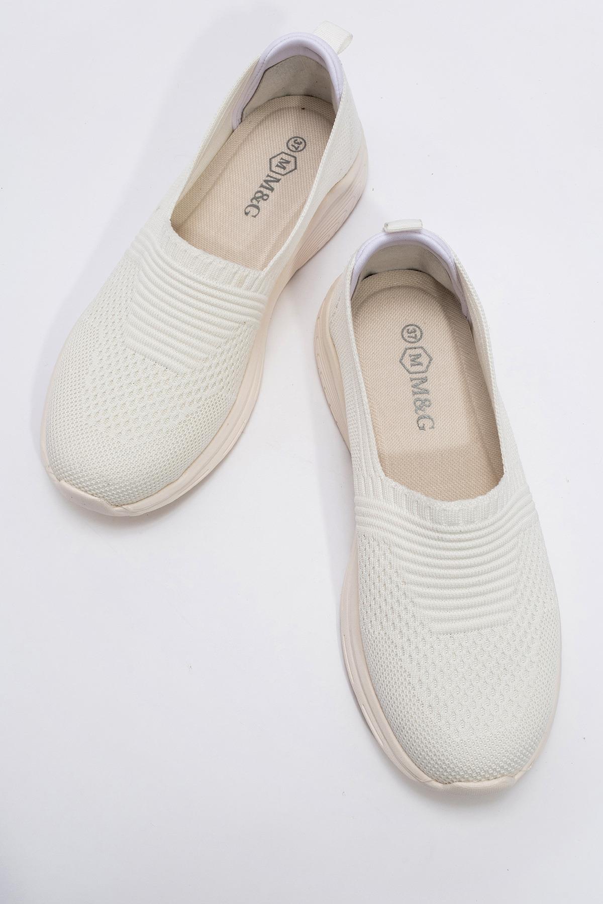 Kadın Triko Babet BEYAZ - Görsel 6