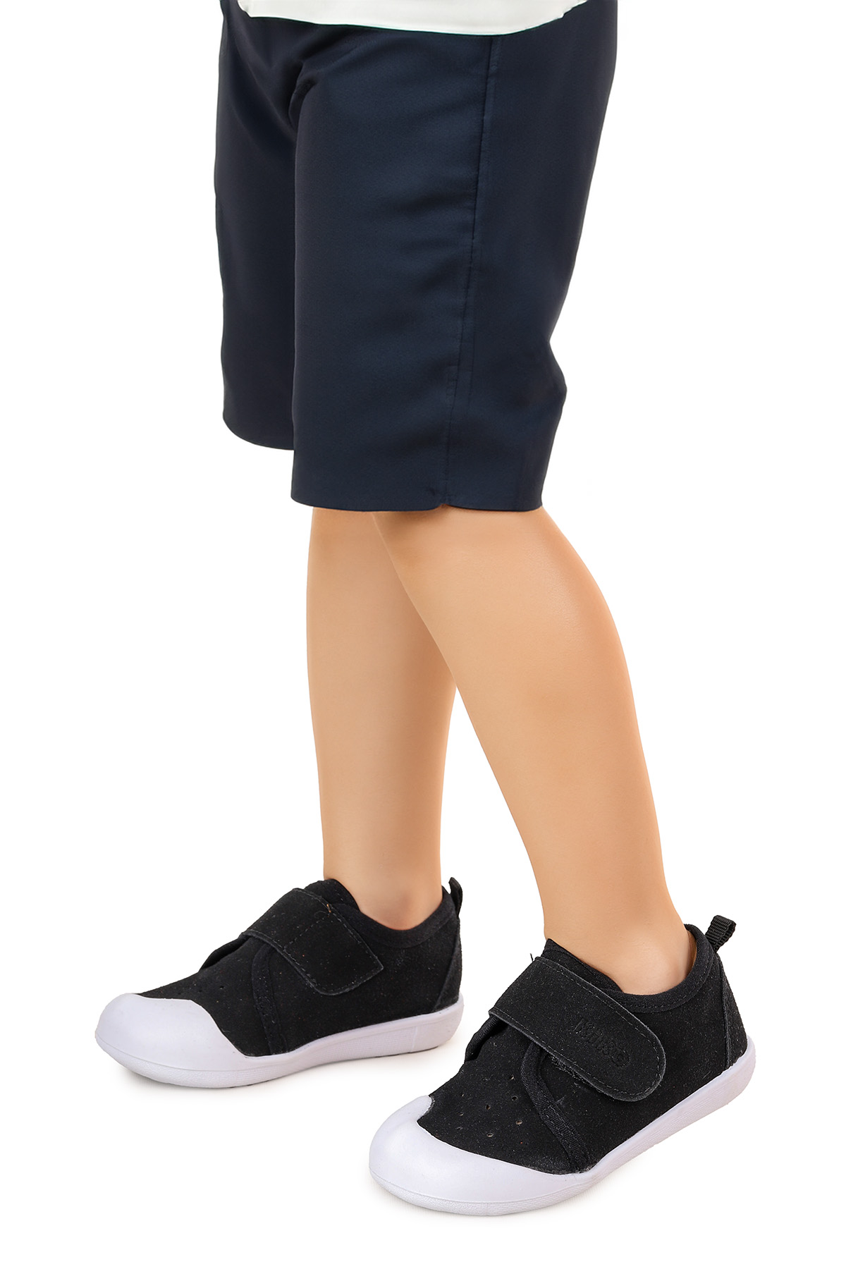 Daffy Cırtlı Erkek Bebek İlk Adım Ortopedik Günlük Ayakkabı Siyah - Görsel 2