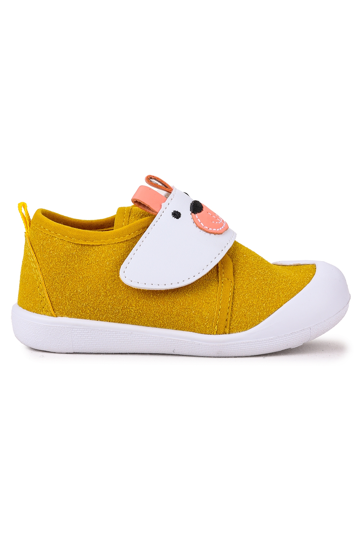 Winni Cırtlı Erkek Bebek İlk Adım Ortopedik Günlük Ayakkabı Sarı - Görsel 4