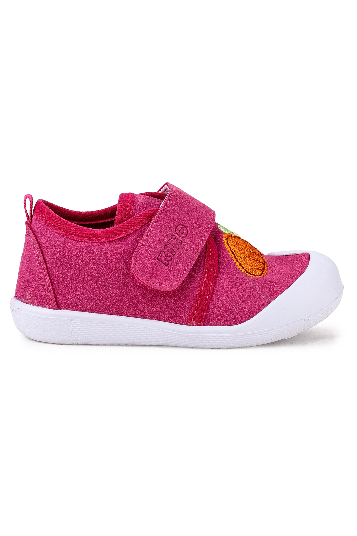 Strawberry Cırtlı Kız Bebek İlk Adım Ortopedik Günlük Ayakkabı Fuşya - Görsel 4