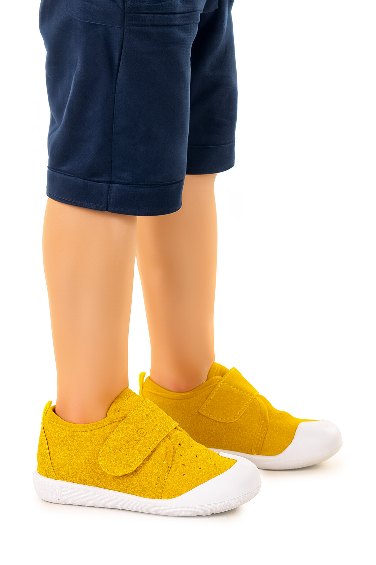 Daffy Cırtlı Erkek Bebek İlk Adım Ortopedik Günlük Ayakkabı Sarı - Görsel 2