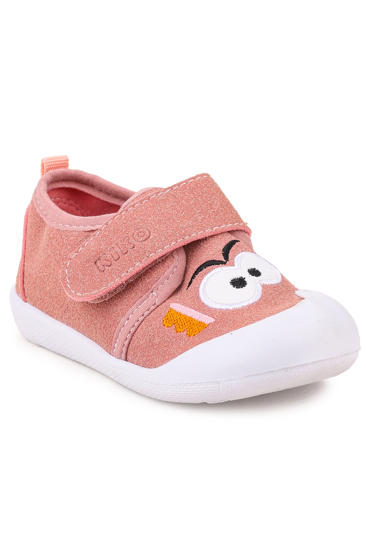 Cookie Cırtlı Kız Bebek İlk Adım Ortopedik Günlük Ayakkabı Pudra - Görsel 5