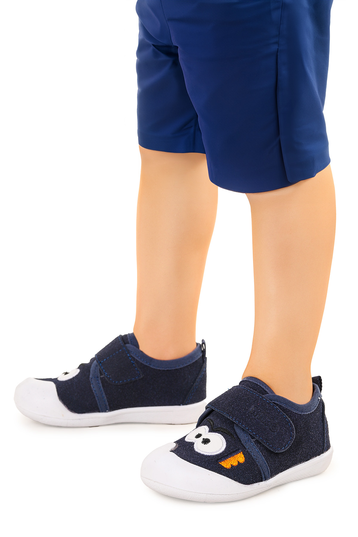 Cookie Cırtlı Erkek Bebek İlk Adım Ortopedik Günlük Ayakkabı Lacivert - Görsel 3