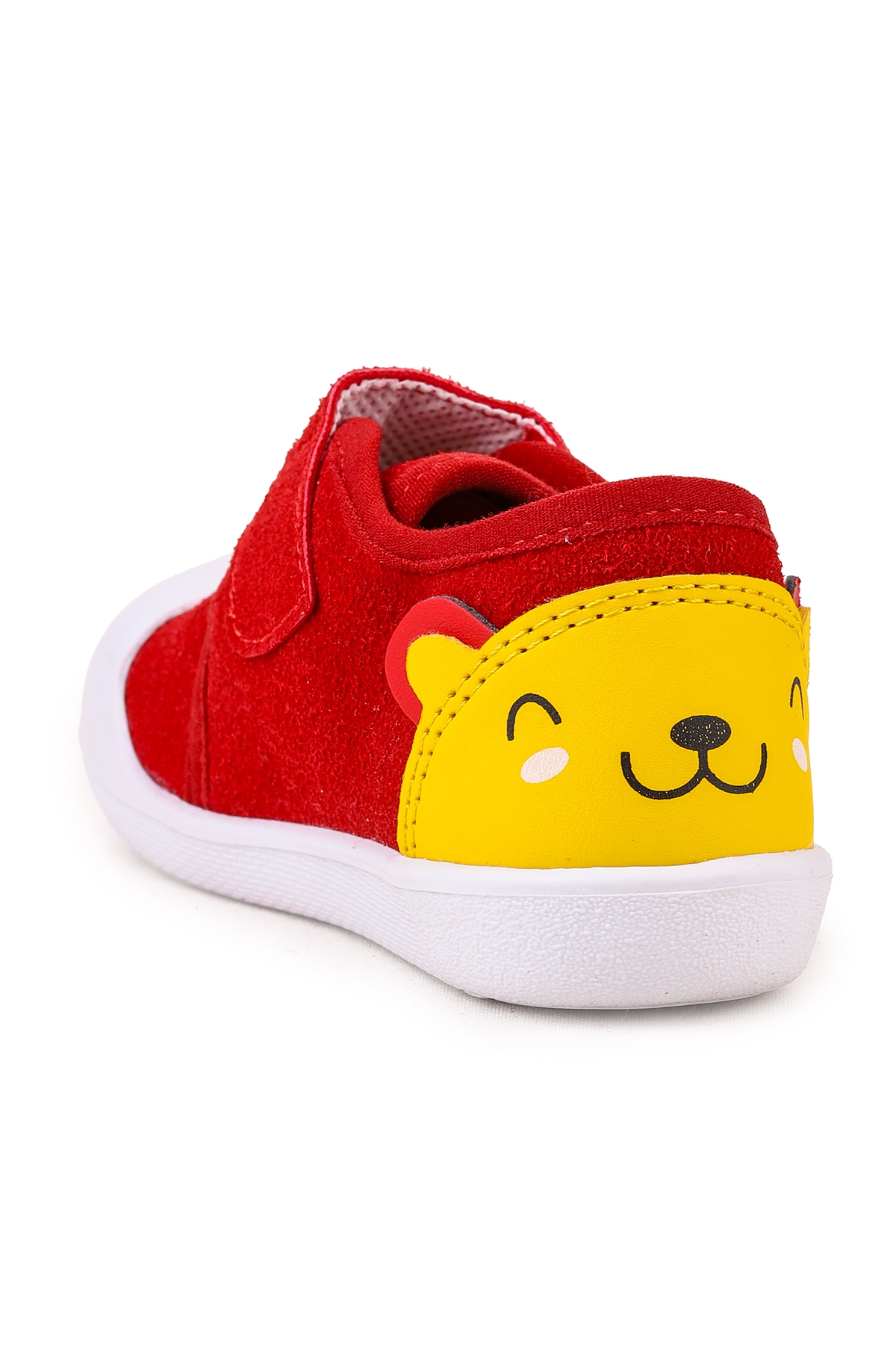Catly Cırtlı Kız Bebek İlk Adım Ortopedik Günlük Ayakkabı Kırmızı - Görsel 4