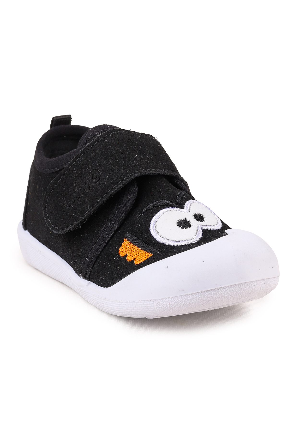 Cookie Cırtlı Erkek Bebek İlk Adım Ortopedik Günlük Ayakkabı Siyah - Görsel 5