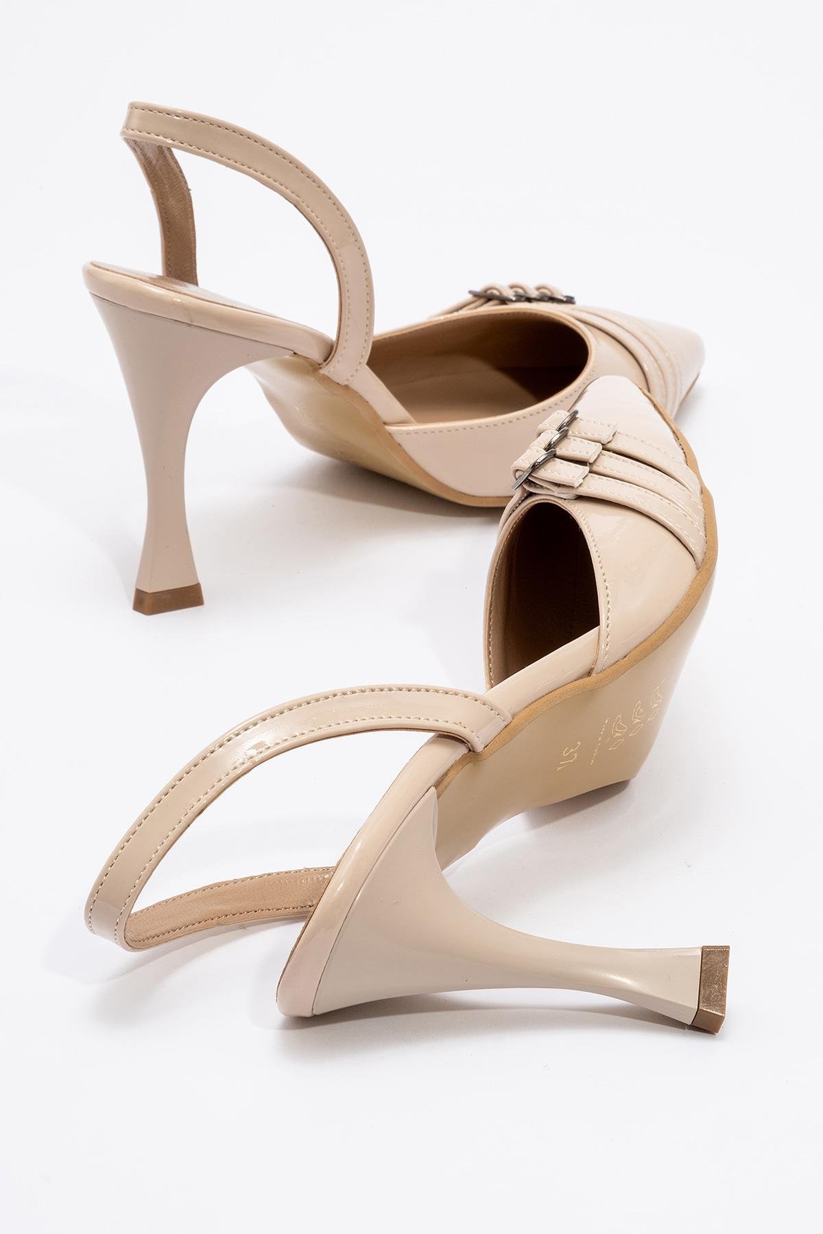 Kadın 3 Tokalı Topuklu Ayakkabı TEN RUGAN - Görsel 5