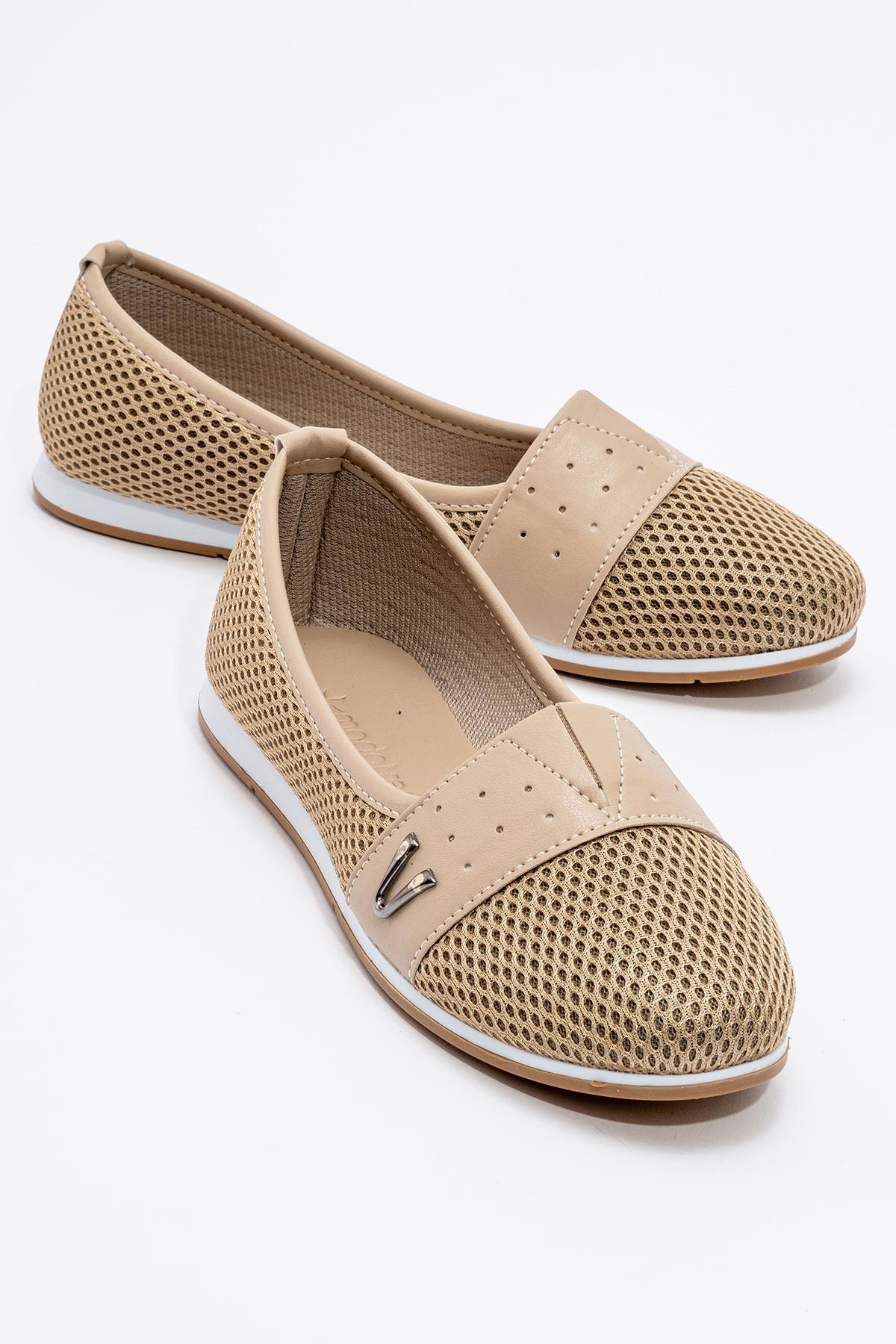 Kadın Günlük Babet BEJ - Görsel 3