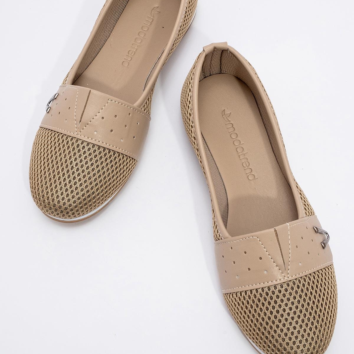 Kadın Günlük Babet BEJ - Görsel 8