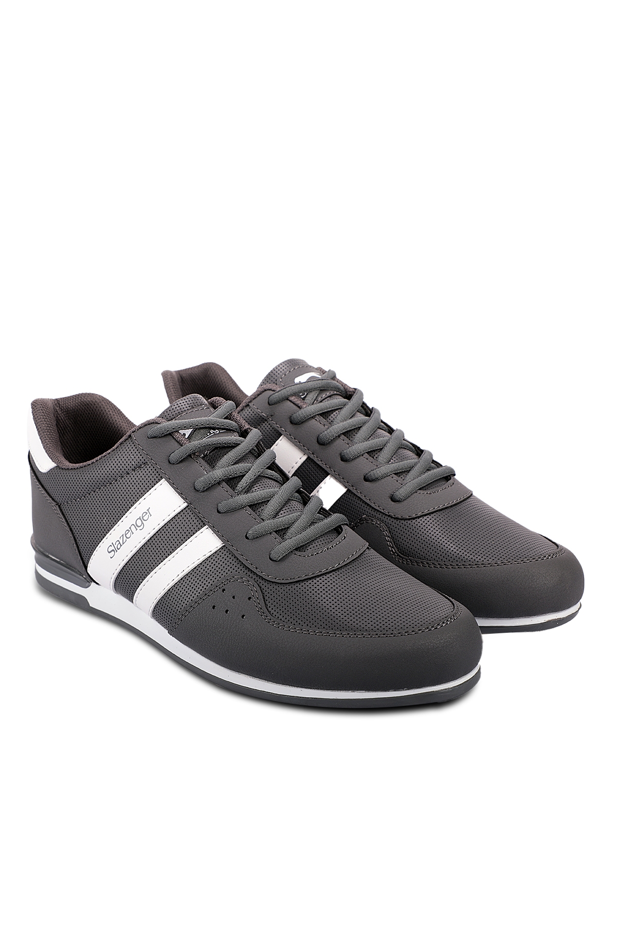 OMEGA IN Erkek Sneaker Ayakkabı Koyu Gri / Beyaz - Görsel 3