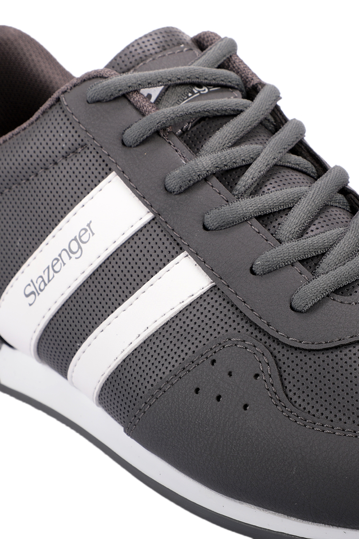 OMEGA IN Erkek Sneaker Ayakkabı Koyu Gri / Beyaz - Görsel 5