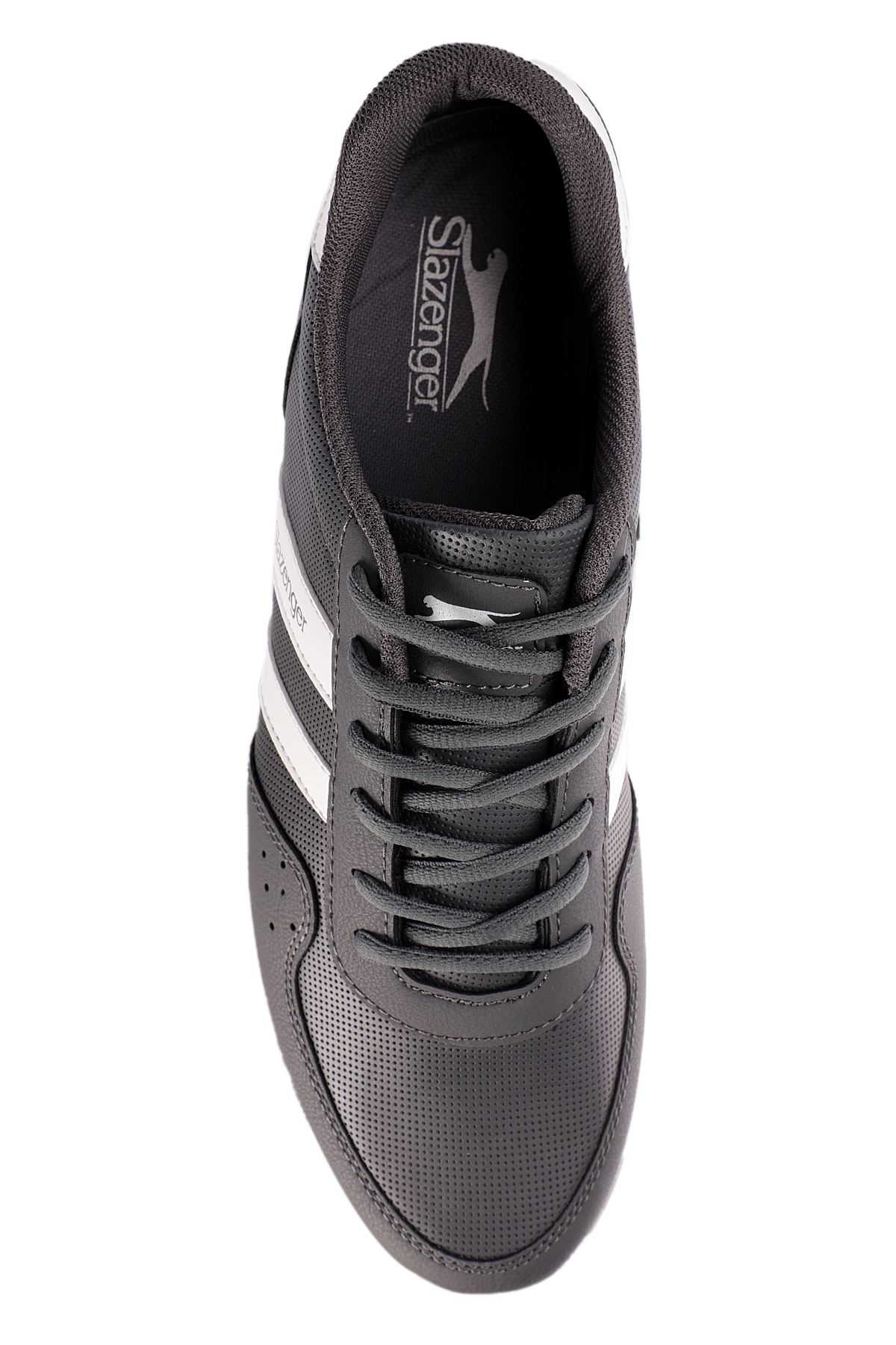 OMEGA IN Erkek Sneaker Ayakkabı Koyu Gri / Beyaz - Görsel 6