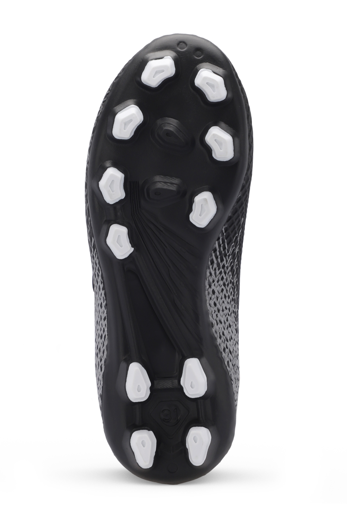 CULTURAL Unisex Çocuk Futbol Ayakkabı Siyah / Gri - Görsel 8