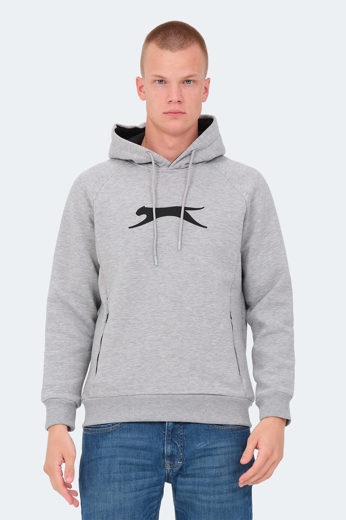 KNIFE I Erkek Sweatshirt Gri