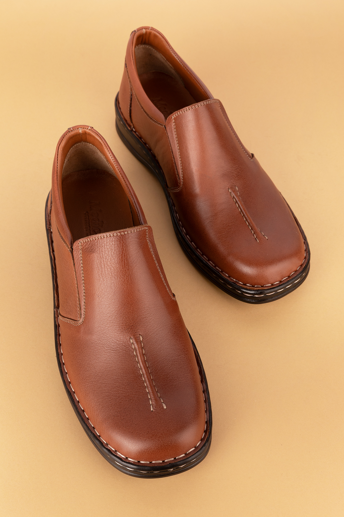 Gondol Erkek Hakiki Deri Günlük Klasik Ayakkabı kml.2023 - Görsel 5