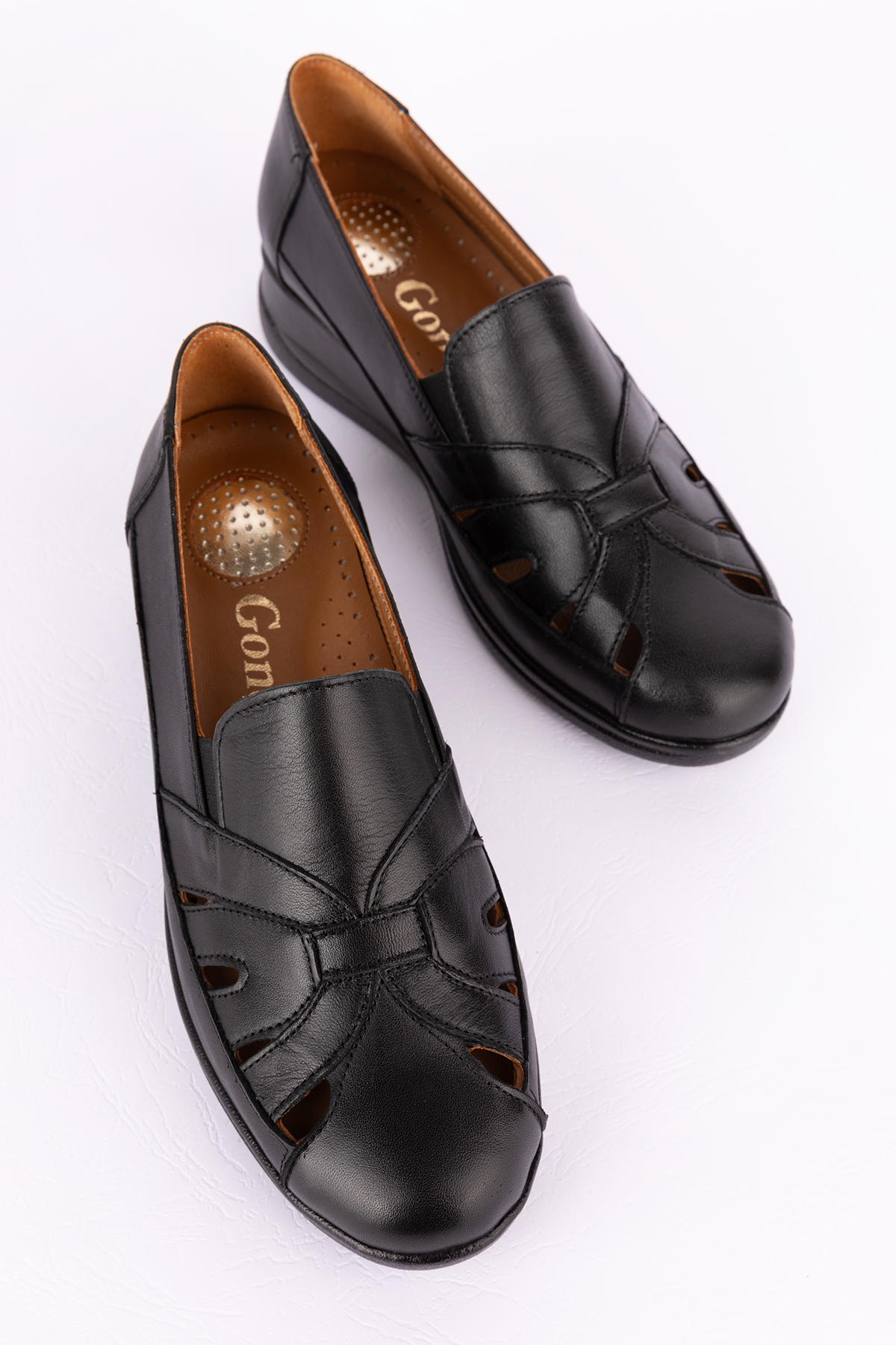 Gondol Hakiki Deri Topuk Dikenine Uygun Rahat Yazlık Ayakkabı elnr.5834 - Görsel 4