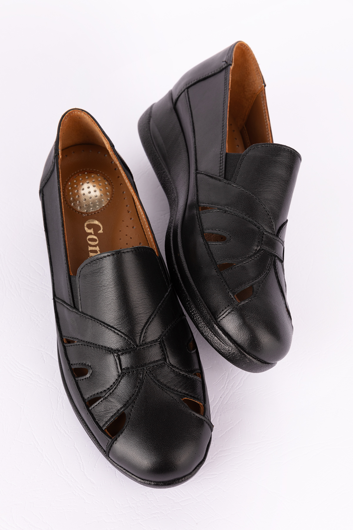 Gondol Hakiki Deri Topuk Dikenine Uygun Rahat Yazlık Ayakkabı elnr.5834 - Görsel 5