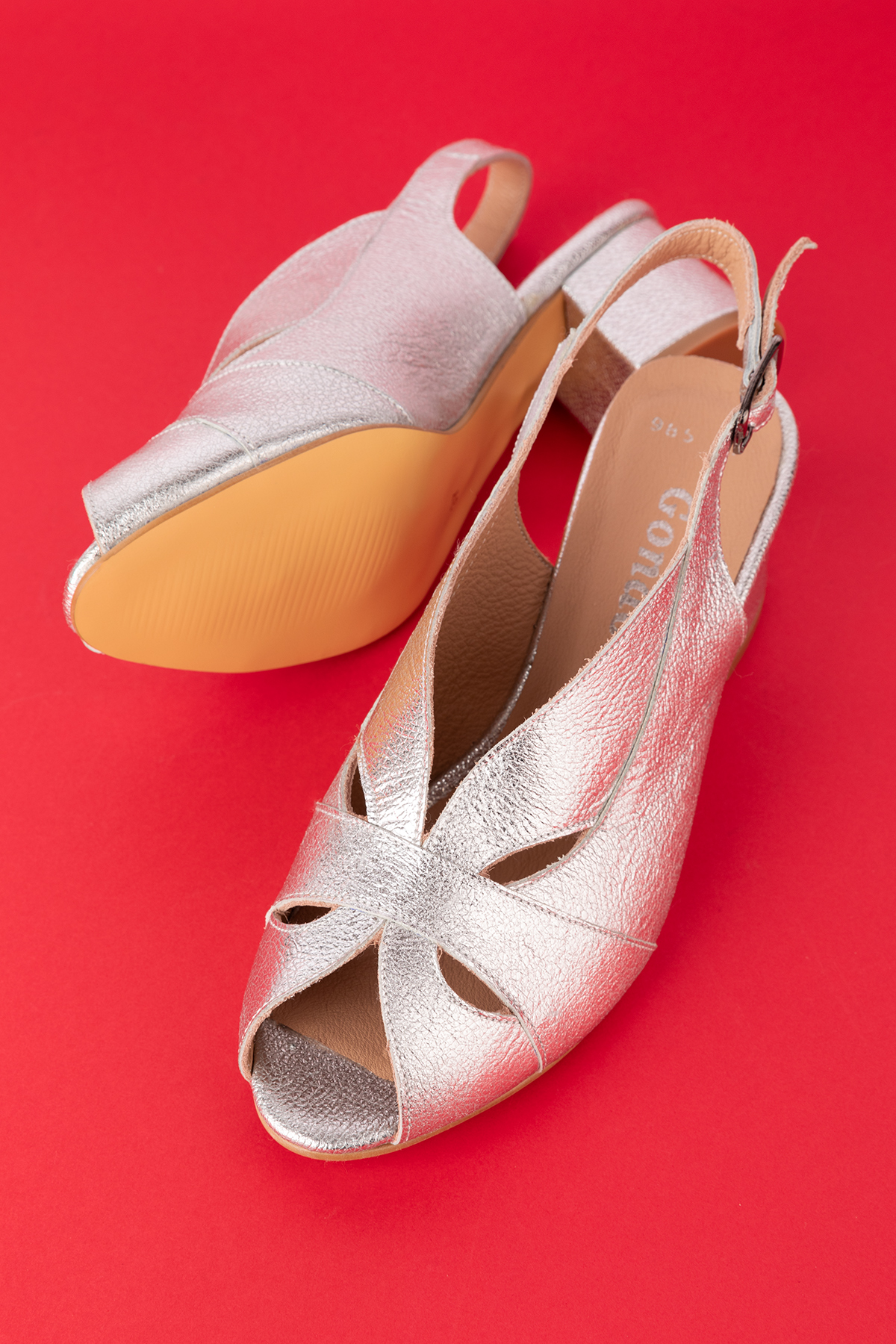 Gondol Hakiki Deri Klasik Topuklu Ayakkabı şhn.985 - Görsel 6